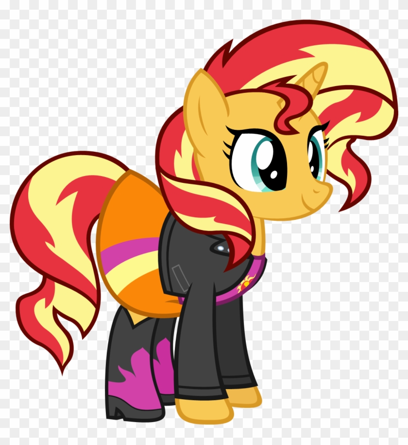 Drawn My Little Pony Sunset Shimmer - Mlp Eg Sunset Shimmer Pony Clipart #2035927