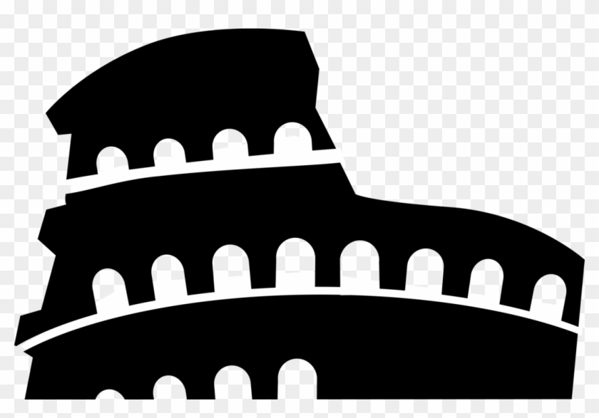 Vector Illustration Of Roman Forum Colosseum Or Coliseum - Colosseo Clipart - Png Download #2036148