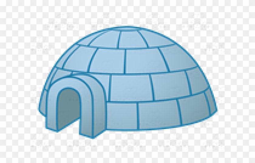Igloo Clipart Blue - Dome - Png Download