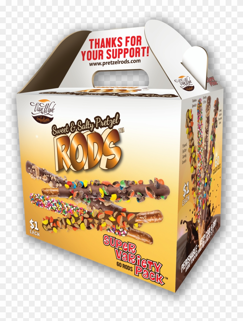 Vw $1 Original Pretzel Rods 240 Ct - Packaging And Labeling Clipart #2036519
