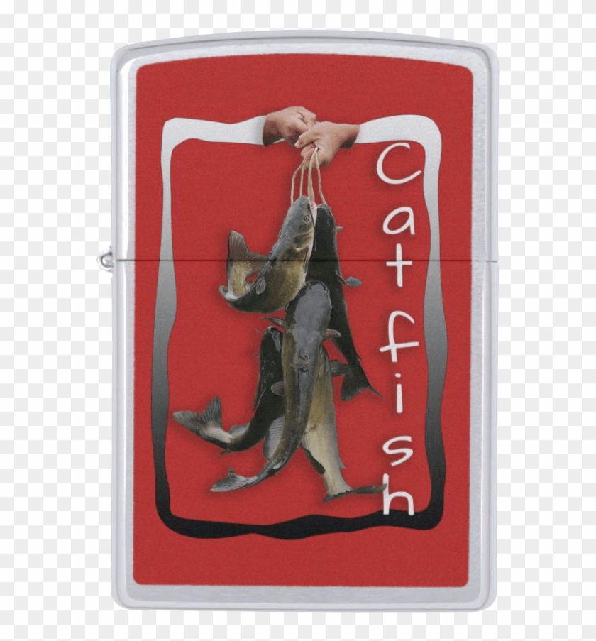 Beautiful Stringer Of Catfish Fishing Zippo Lighter - Catfish Clipart #2036542