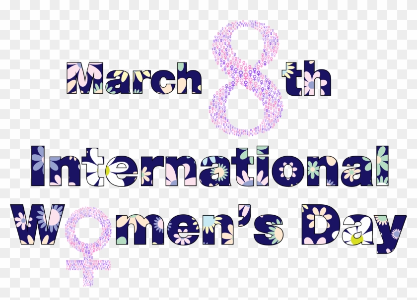 8 March Womens Day Png - International Women's Day Png Clipart #2036738