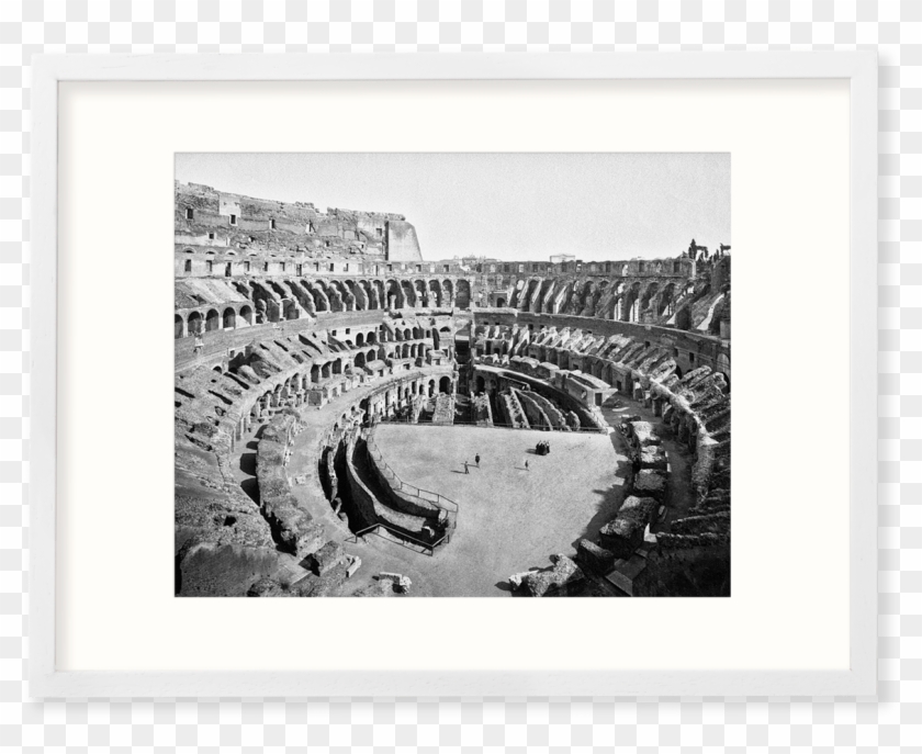View Of The Inside The Colosseum - Il Colosseo Clipart