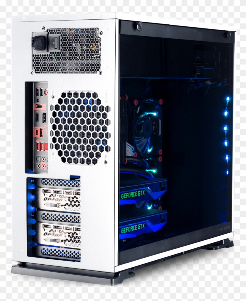 Gamer Paladin N1080 - Back Of Gaming Computer Clipart