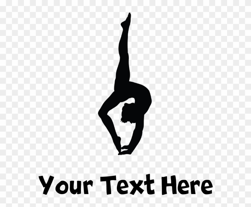 Gymnast Silhouette Boxer Shorts - Silhouette Clipart