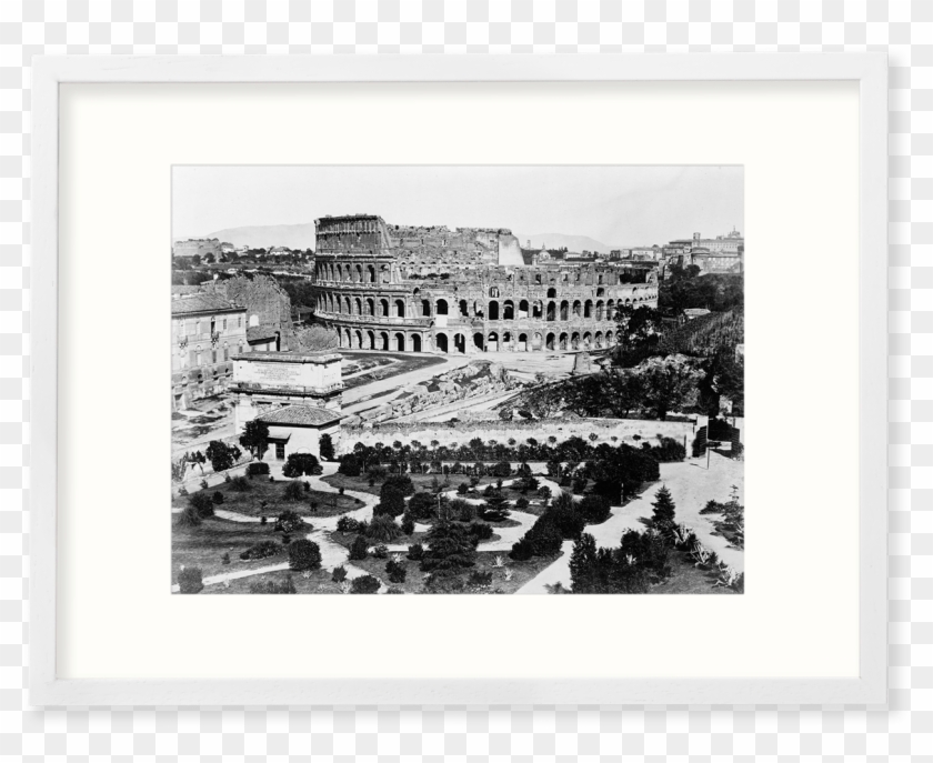 View On The Roman Forum And The Colosseum - Picture Frame Clipart #2037265
