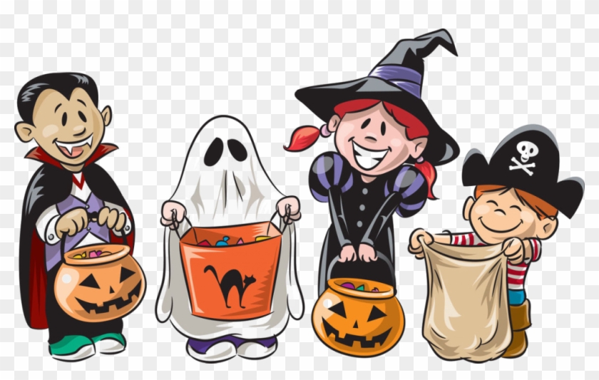 Trick Or Treat Png Image Transparent - Clipart Trick Or Treaters