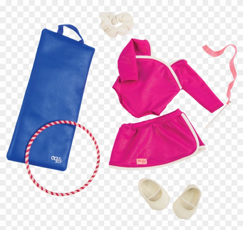 Leaps And Bounds Gymnast Outfit All Components - Gymnastics Our Generation Doll Clothes Clipart