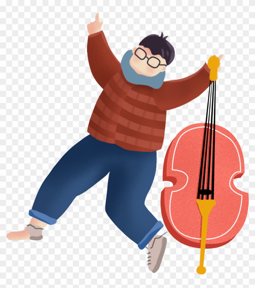 Vẽ Tay Phim Hoạt Hình Cậu Bé Nhà Png Và Psd - Cello Clipart #2037701