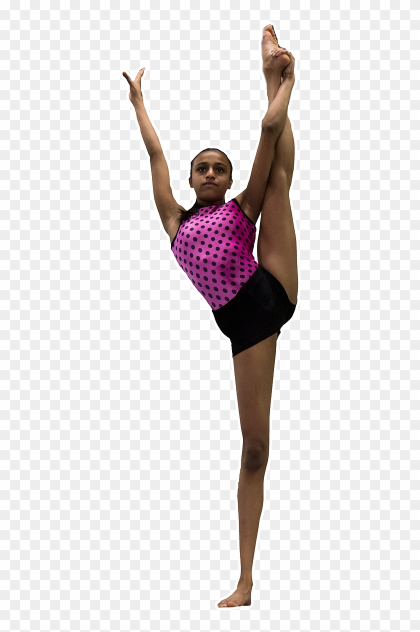 Gymnast Holding Balance - Gymnast Clipart