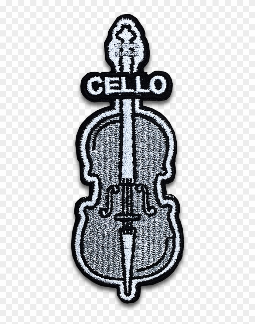 Cello Instrument Patch - Fiddle Clipart #2037779
