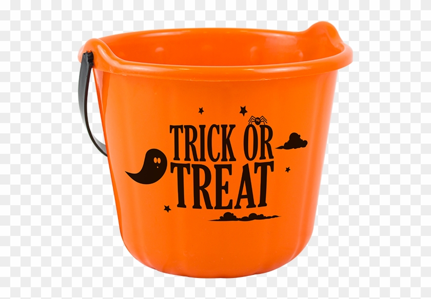 Halloween Trick Or Treat Bucket - Halloween Trick Or Treat Basket Clipart