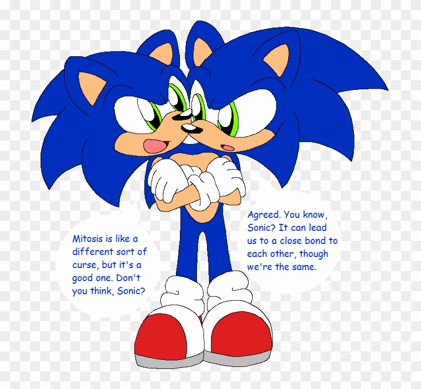 Two-headed Sonic - Cartoon Clipart #2038343