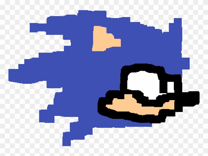 Lazy Sonic 3 Sprite Head Clipart