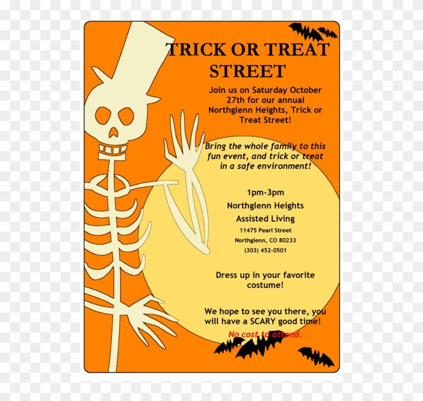 Event Navigation - School Halloween Party Invitation Clipart