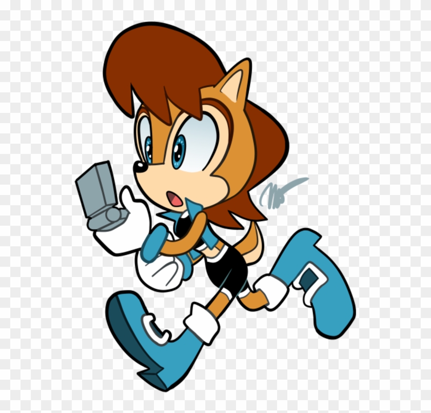 Sonic The Hedgehog - Sally Acorn Clipart #2038680