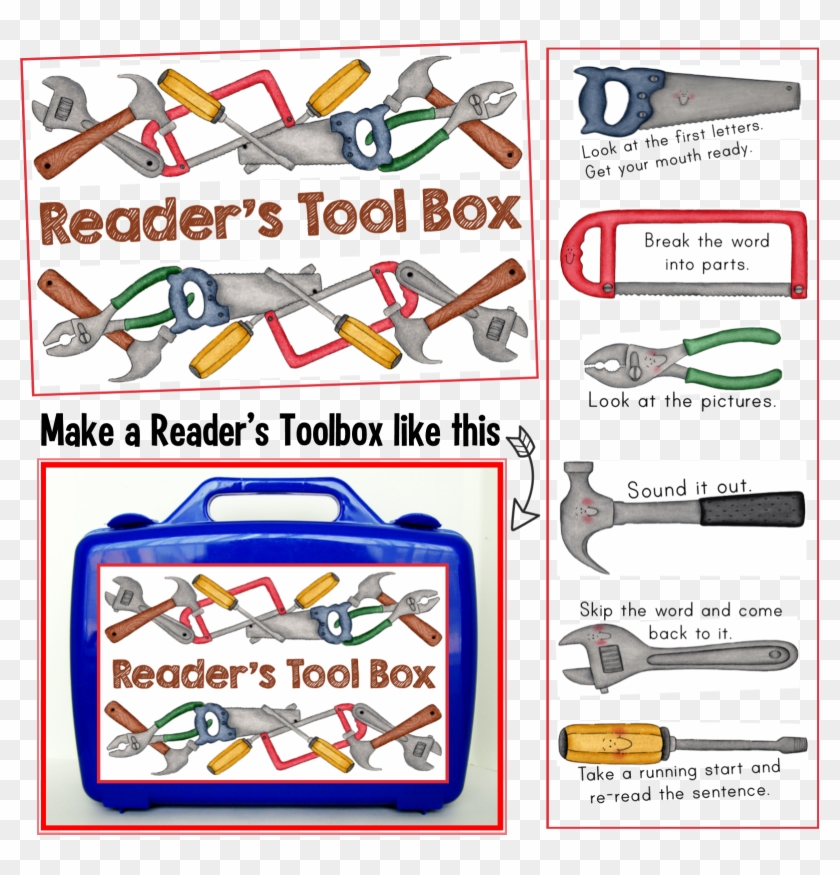 Toolbox Clipart Reading - Reading Strategy Toolbox - Png Download