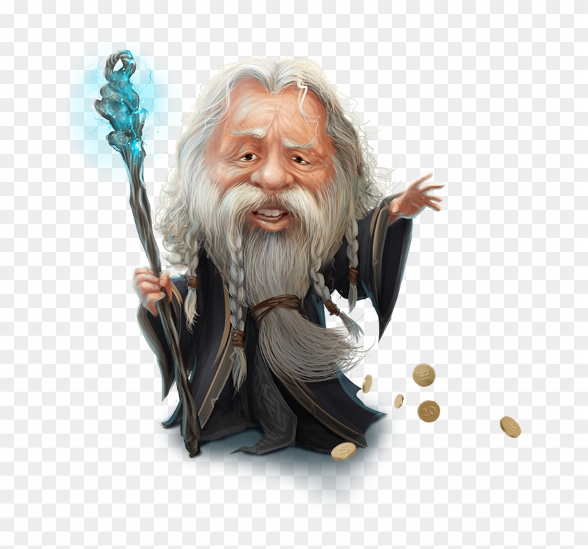 Gandalf Png - Casino Heroes Png Clipart