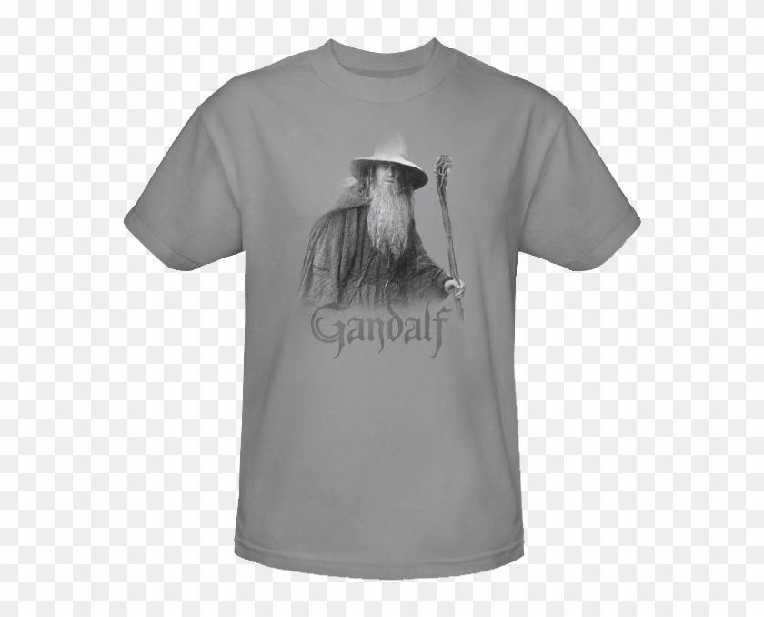 Gandalf The Grey T-shirt - Long Sleeve: Lord Of The Rings - Gandalf Clipart