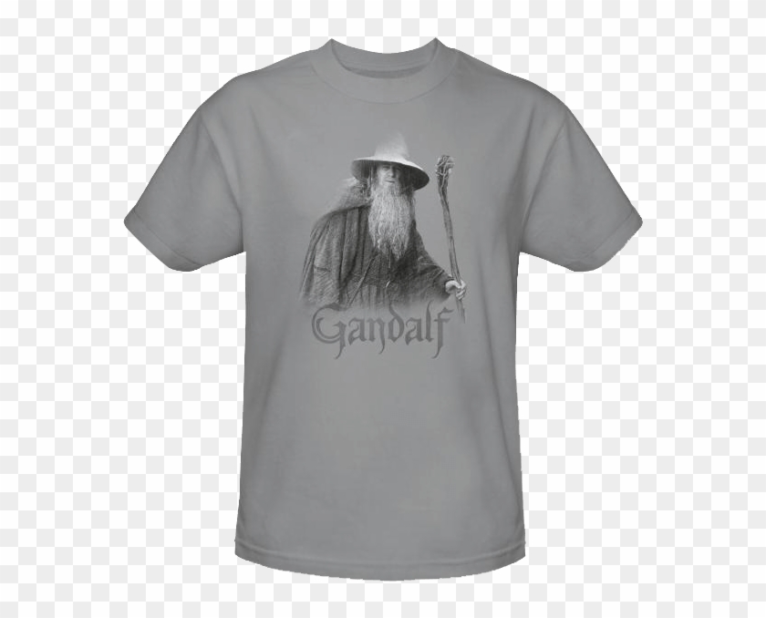 Gandalf The Grey T-shirt - Long Sleeve: Lord Of The Rings - Gandalf Clipart #2039072