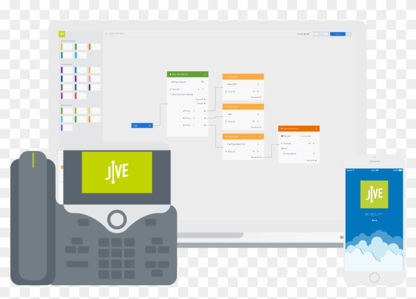 Hardware Software App - Jive Phone System Clipart