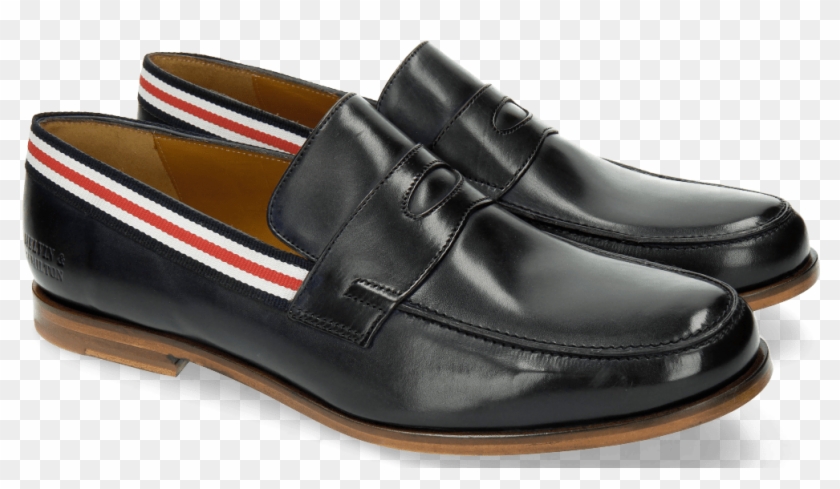 Loafers Pit 4 Navy Strap French - Slip-on Shoe Clipart