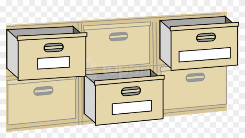 Free Png Download Furniture File Cabinet Drawers At - Drawer Clipart Transparent Png