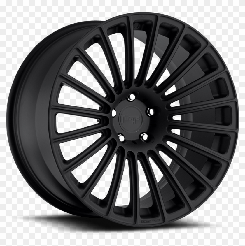 Stance - Black Multi Spoke Wheels Clipart #2040444