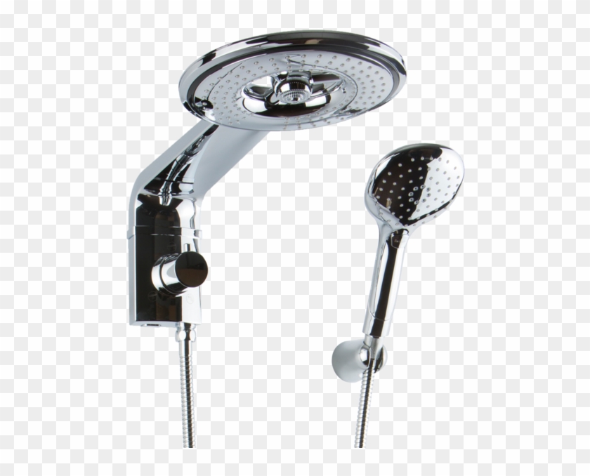 Brohn Tribano Chrome Multifunction Shower Head With - Multifunction Shower Head Clipart #2040554