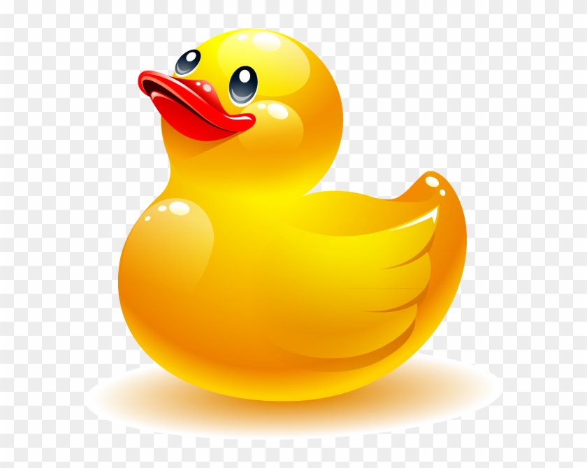 Rubber Vector Natural Yellow Duck Png Download Free - Vector Graphics Clipart