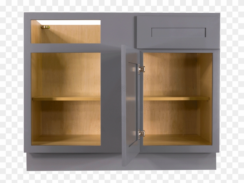 Boston Finish Shaker Base Blind Cabinet W36″ H34 - Shelf Clipart #2040679
