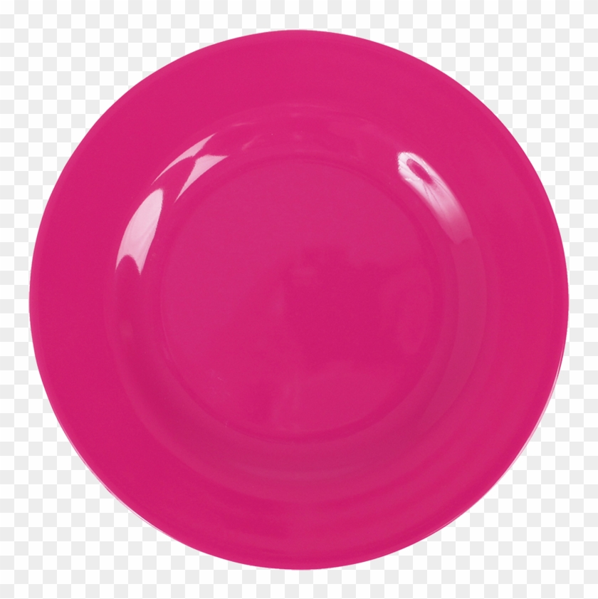 Fuchsia Small Melamine Side Plate Kids Plate Rice Dk - Circle Clipart