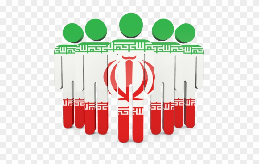 Illustration Of Flag Of Iran - Iran Flag Clipart