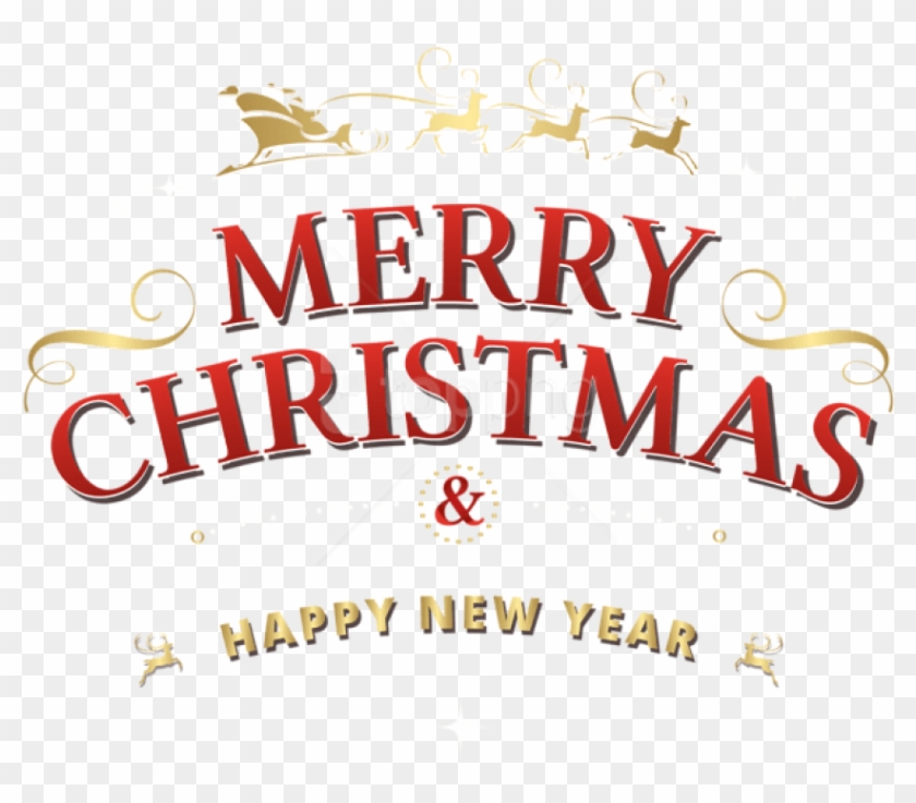 Free Png Merry Christmas Text Png Png - Merry Christmas Png Picsart Clipart #2041054