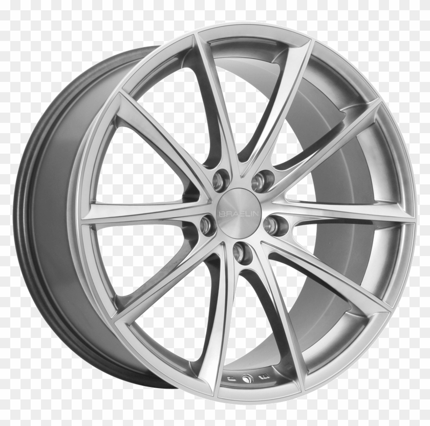 Braelin Wheels For The Jaguar Brand Br02 Hypersilver Clipart #2041122