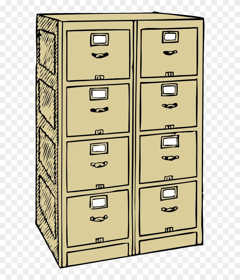 Folder Clipart Cabinet - File Cabinet Clip Art - Png Download #2041262