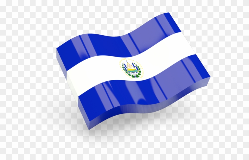 Illustration Of Flag Of El Salvador - United Arab Emirates Flag Icon Clipart
