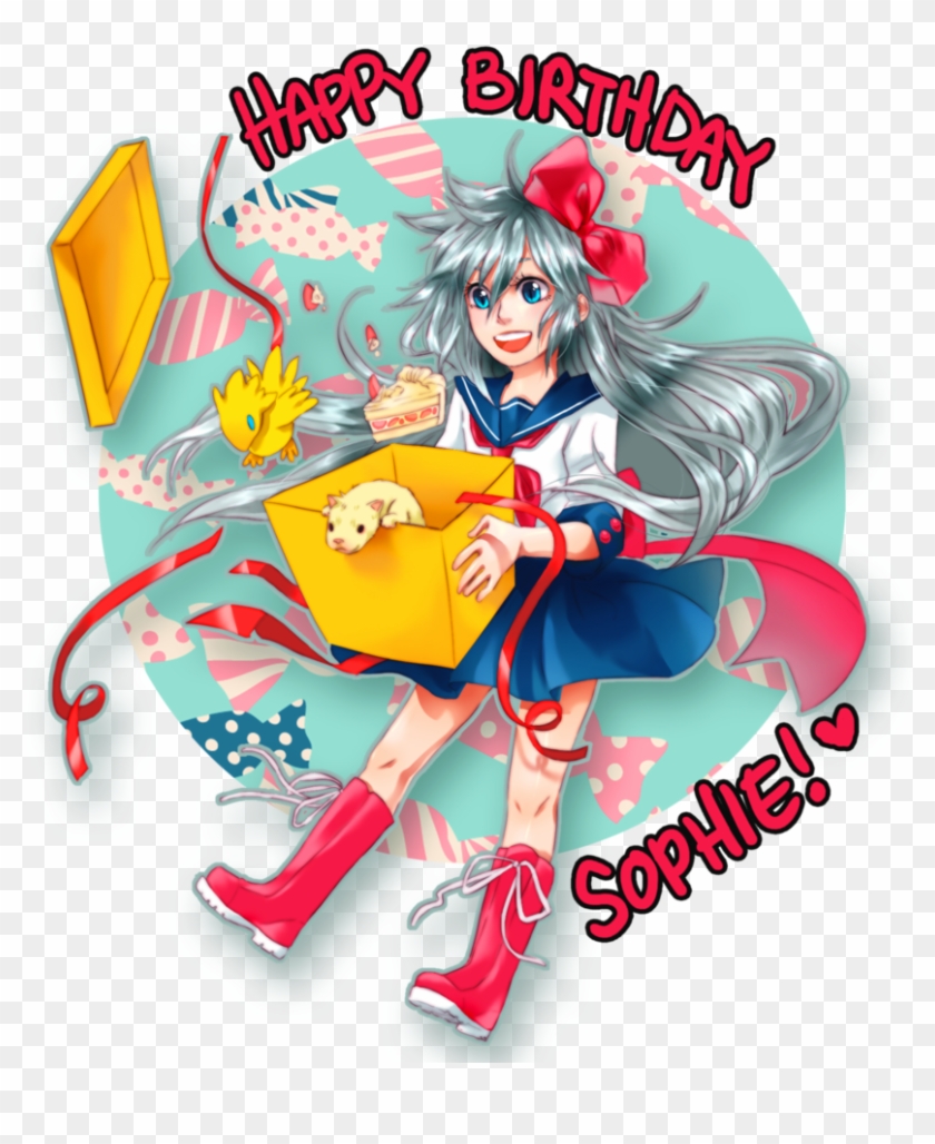 Happy Birthday Sophie By Bunny-boss - Happy Birthday Sophie Anime Clipart #2041603