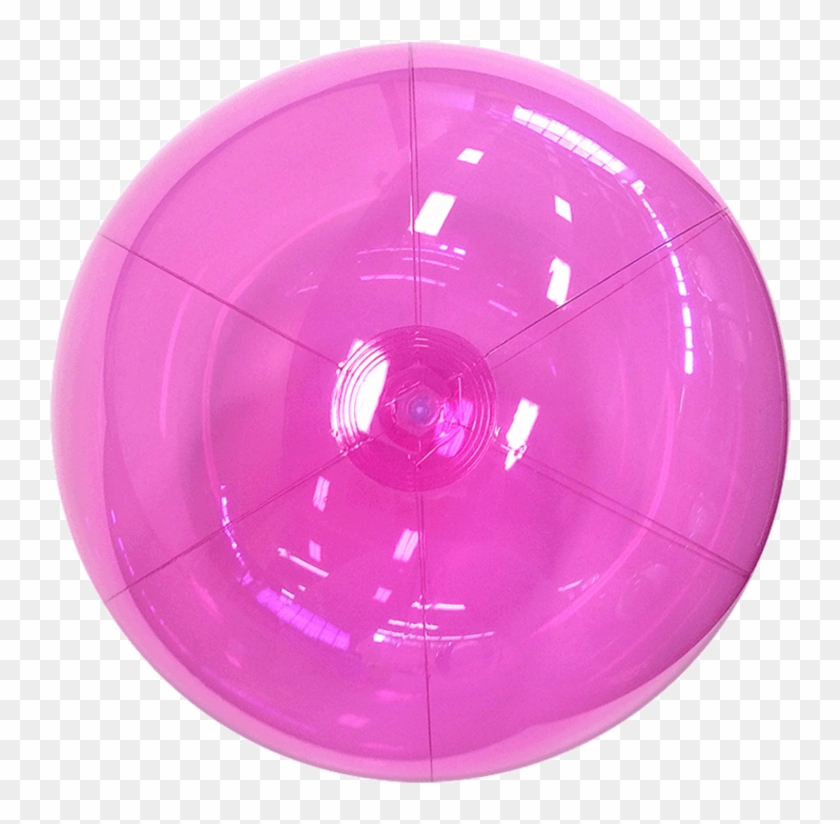 #mq #pink #ball #balls #beachball - Translucent Pink Beach Ball Clipart #2041665