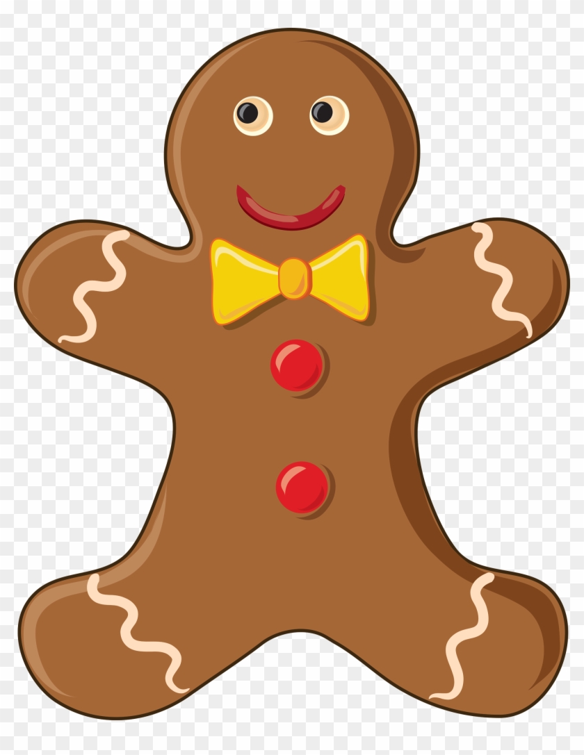 Gingerbread Man - Clipart Gingerbread Man - Png Download