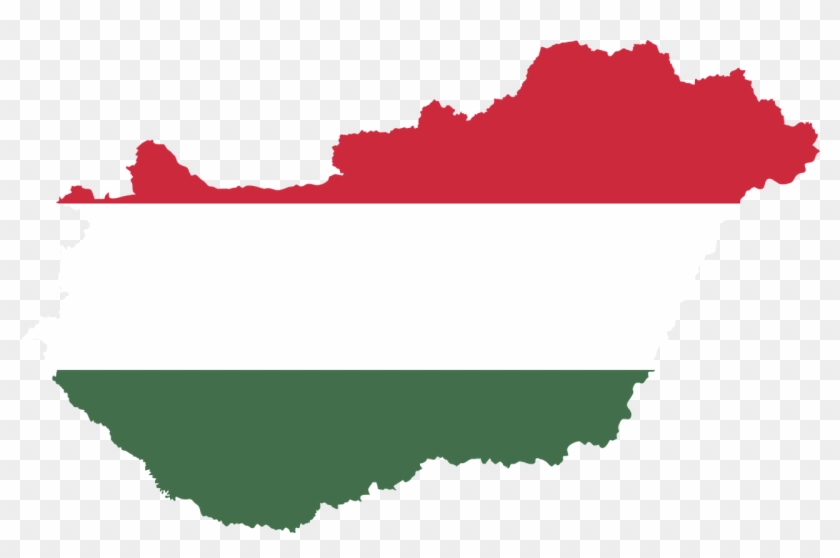 Interesting Facts About Hungary Flag - Hungary Flag Map Clipart #2041777