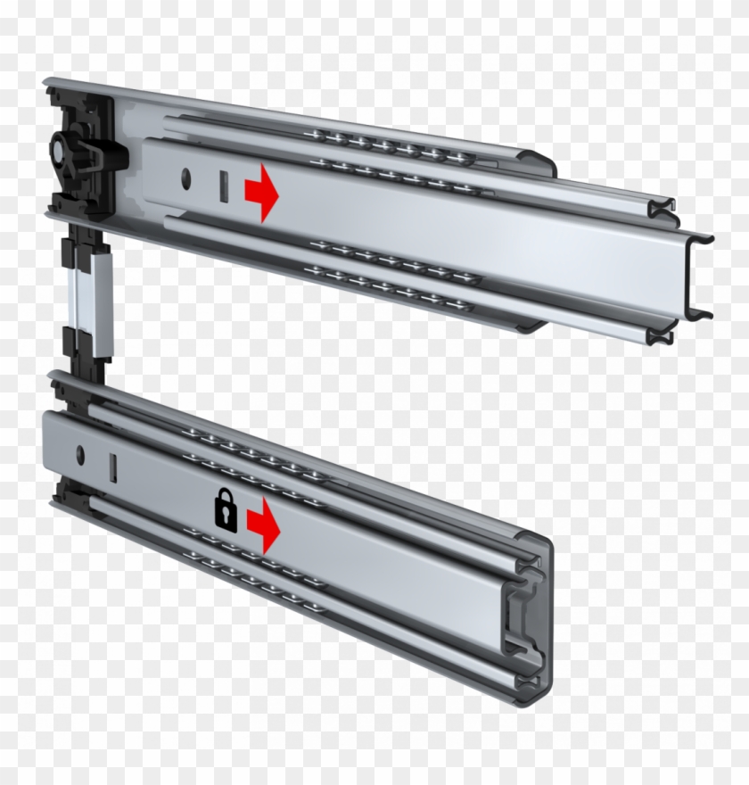 Integrated Slide Lock System - Drawer Clipart