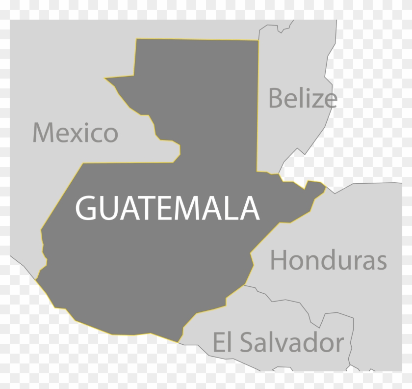 Guatemala Map - Guatemala Png Clipart