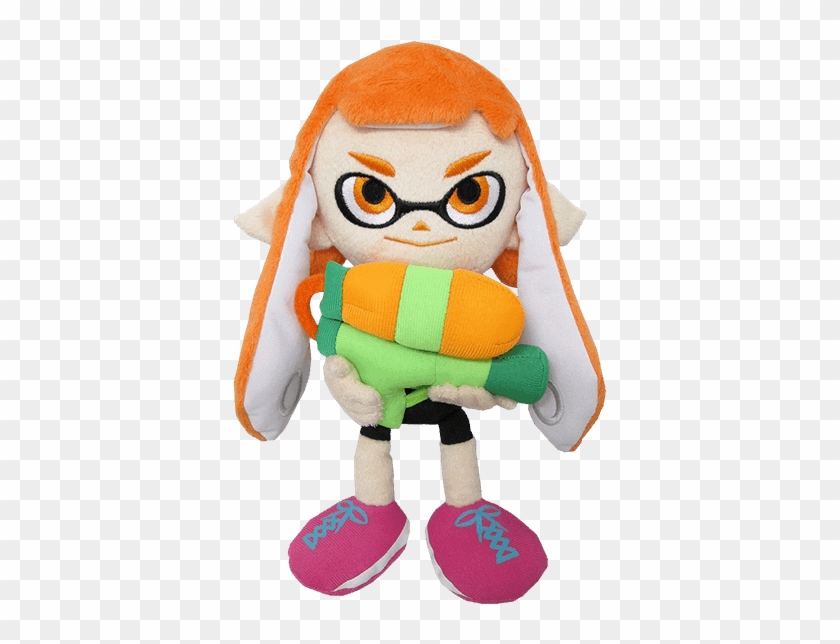 Female Inkling 9" Plush - Splatoon Squid Sisters Plush Clipart