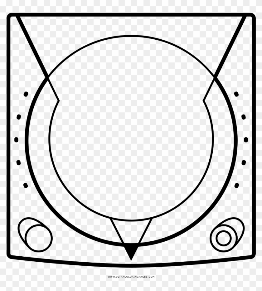 Dreamcast Coloring Page - Circle Clipart #2042148