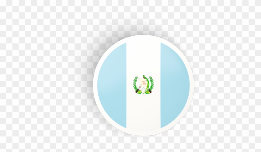 Illustration Of Flag Of Guatemala - Guatemala Flag In Circle Clipart #2042149