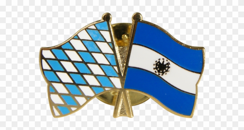 El Salvador Friendship Flag Pin, Badge - Bayern Österreich Flagge Clipart #2042391
