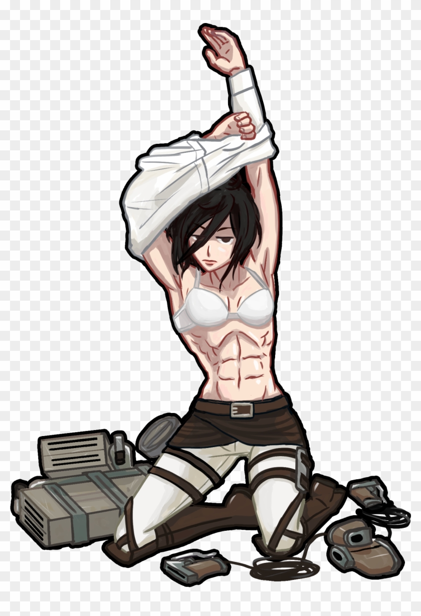 Mikasa Ackerman Pin Up Clipart