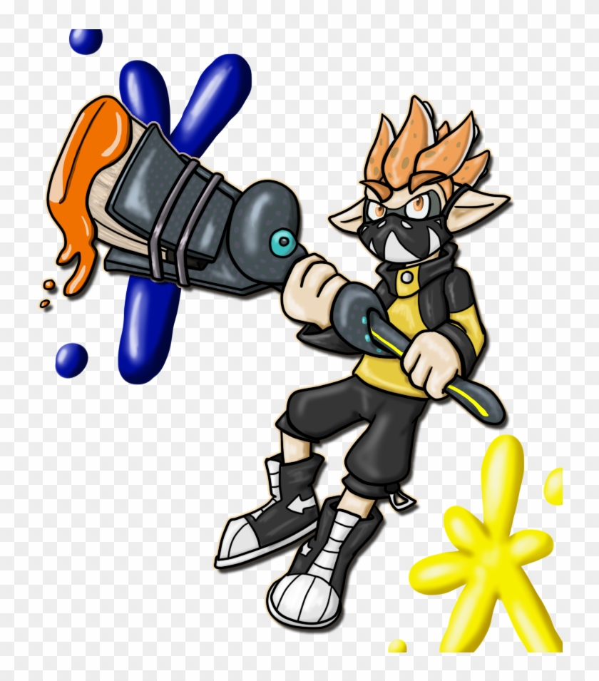 Gift - Inkling Kaz - Cartoon Clipart #2042502