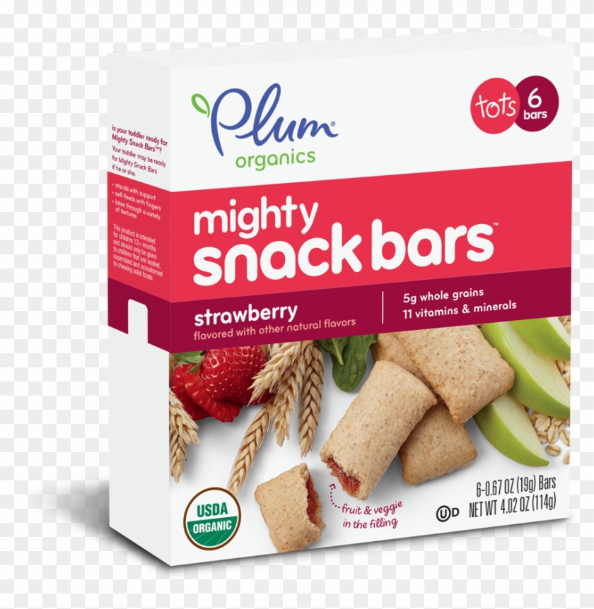 Plum Organics - Plum Organics Mighty Snack Bars Clipart #2042692